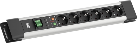 Picture of Bachmann CONNECTUS 6xCEE7/3, 1xSPD 1xSchalter 2,0m CEE7/7 Grau