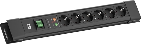 Picture of Bachmann CONNECTUS 6xCEE7/3, 1xSPD 1xSchalter 2,0m CEE7/7 Schwarz