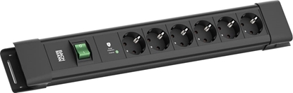 Attēls no Bachmann CONNECTUS 6xCEE7/3, 1xSPD-Plus 1xSchalter 2,0m CEE7/7 Schwarz