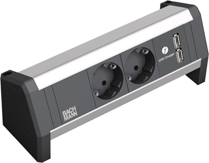 Изображение Bachmann DESK 2x earthing contact 1x USB charger