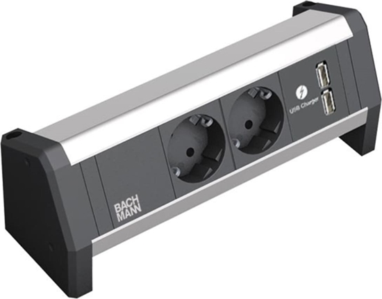 Изображение Bachmann DESK 2x earthing contact 1x USB charger