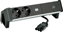 Picture of Bachmann DESK2 ALU BLACK 2xprotective contact USB C, USB Charger 60W 0.2m GST18