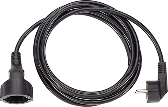 Picture of Bachmann earthing contact extension cable, 230VAC, black, 5 m