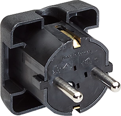 Attēls no Bachmann earthing contact plug, black flat