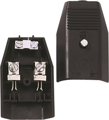 Attēls no Bachmann Euro flat coupling 2.5A/250VAC, Mounting, black