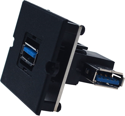 Attēls no Bachmann Frame 1xUSB 3.0, 90° outlet sideways