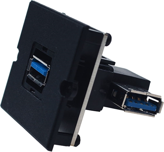 Picture of Bachmann Frame 1xUSB 3.0, 90° outlet sideways