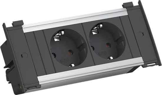 Picture of Bachmann KAPSA X-Small 2x earthing contact, Mounting plug