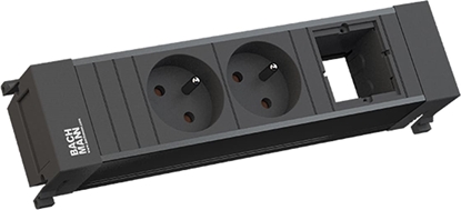 Attēls no Bachmann POWER FRAME 2xUTE 1xCM Plastic profile black