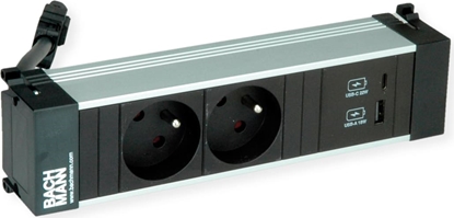 Attēls no Bachmann POWER FRAME S 2xUTE 1xUSB A/C 22W 0.2m GST18