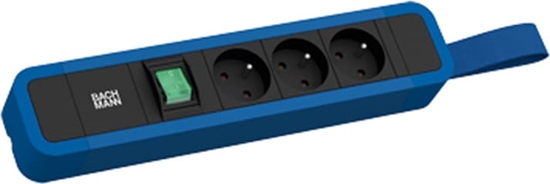 Picture of Bachmann PRIMO 2 3xUTE 1xswitch with loop 2m CEE7/7 RAL5010