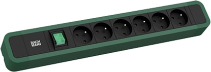 Attēls no Bachmann PRIMO 2 6xUTE 1xswitch 2.0m CEE7/7 RAL6028