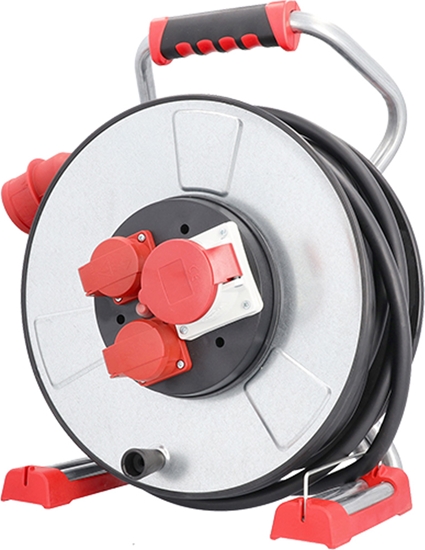 Picture of Bachmann professional CEE cable reel IronCoat 3xCEE7/3 25.0m CEE7/7