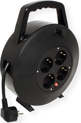 Picture of Bachmann protective contact retractable cable box, 4-way AC230V cable, 10 m