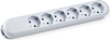 Picture of Bachmann SMART socket strip 6x earthing contact, without cable, white