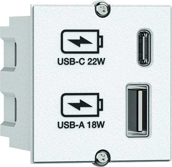 Изображение Bachmann USB A/C 22Watt Charger CM white, white