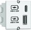 Attēls no Bachmann USB A/C 22Watt Charger CM white, white