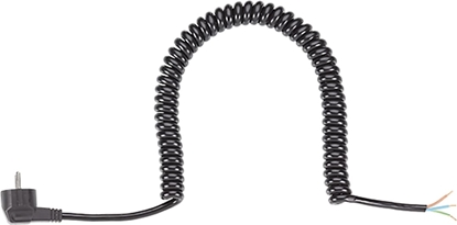 Изображение Bachmann Wendelleitung 1-4m schwarz, H05VV-F 3G1,5mm² AEH/CEE7/7