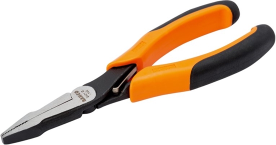 Picture of Bahco Flat nose pliers, 1.62 cm, 4.9 cm, 8.7 mm, Steel, Polypropylene (PP), Black, Orange