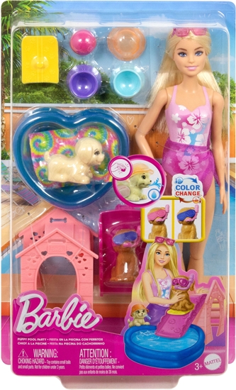 Picture of Barbie Puppy Pool Party Aloha Blonde