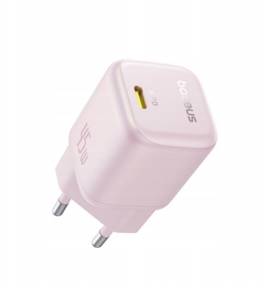 Attēls no Baseus PicoGo GaN Charger 45W EU Pink
