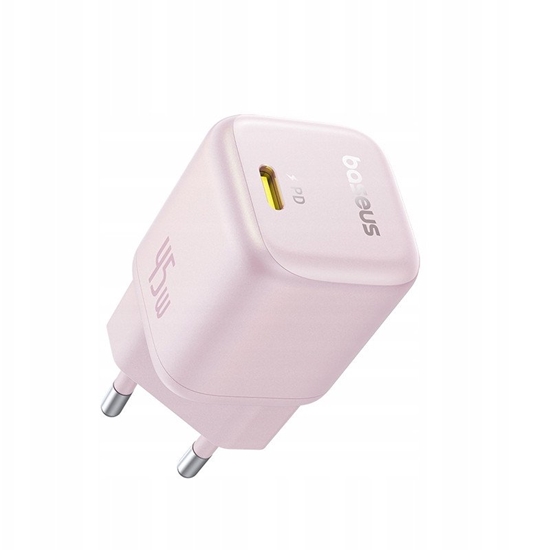 Picture of Baseus PicoGo GaN Charger 45W EU Pink
