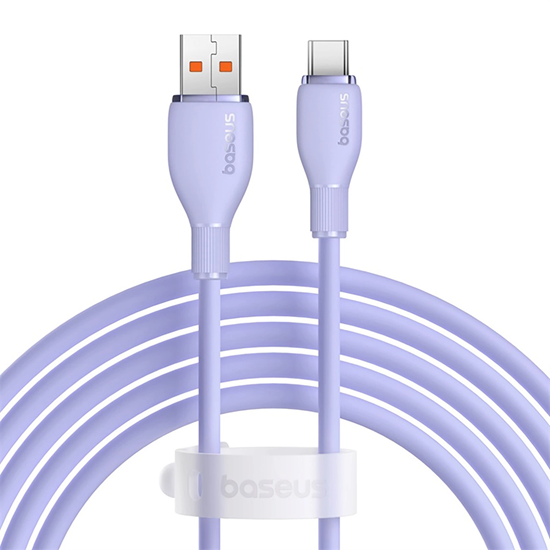 Picture of Baseus Pudding 100W USB-A - USB-C Cable 2m - Purpl