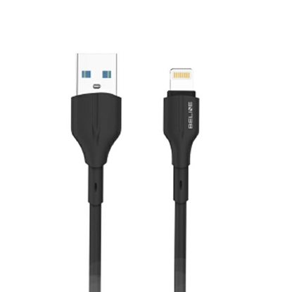 Attēls no Beline Kabel 25W USB-A|Lightning 1m       czarny|b