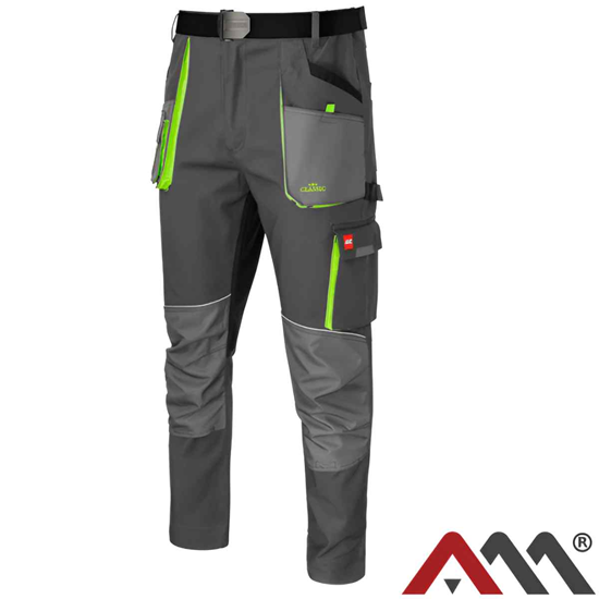 Изображение Bikses darba Classic Stretch Slim pelēkas 50.izm