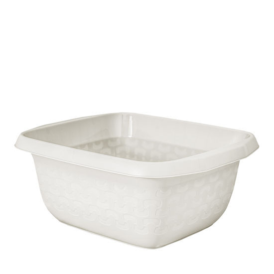 Изображение Bļoda kvadrāta Cotton 16L, balta