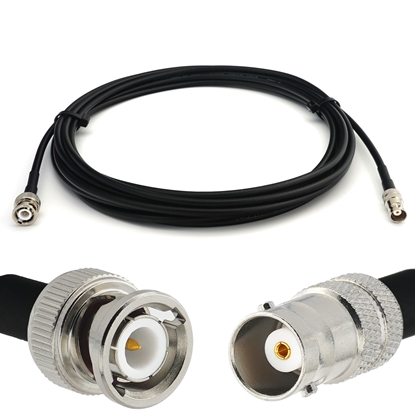 Picture of BNC Male to BNC Female 30cm RG58/U Coaxial Cable
