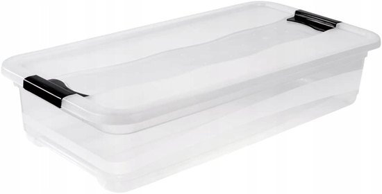 Picture of Box with lid crystalbox Cornelia 79 5x39 5x17cm 33L transparent 4001515426015