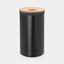 Attēls no BRABANTIA Laundry Bin veļas grozs  60l   Cork Lid -  Black 120022