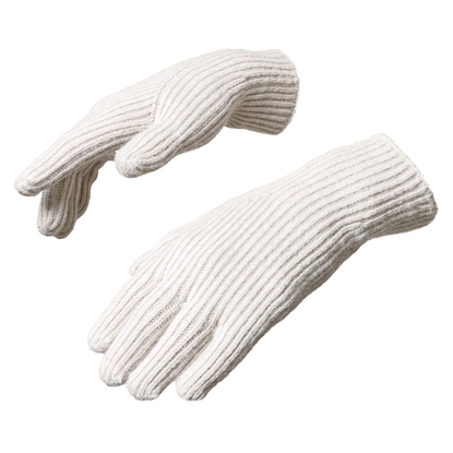 Attēls no Braided telephone gloves with cutouts for fingers 