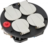 Изображение Brennenstuhl Steckdoseneinsatz  4-x  IP20 230V/16A DE
