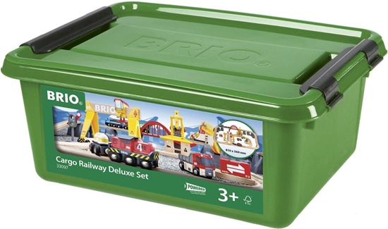 Picture of BRIO Cargo Railway Deluxe Set (33097)