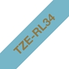 Picture of Brother TZE-RL34 printer ribbon Gold