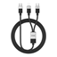 Изображение BWOO Braided 2-in-1 Cable USB-C - USB-C and Lightn