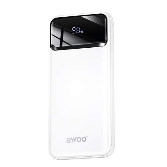 Picture of BWOO Ultra thin 22,5W 10000 mAh power bank, white