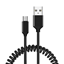 Изображение Cable coiled  - USB to Micro USB - 2A 1 metre blac