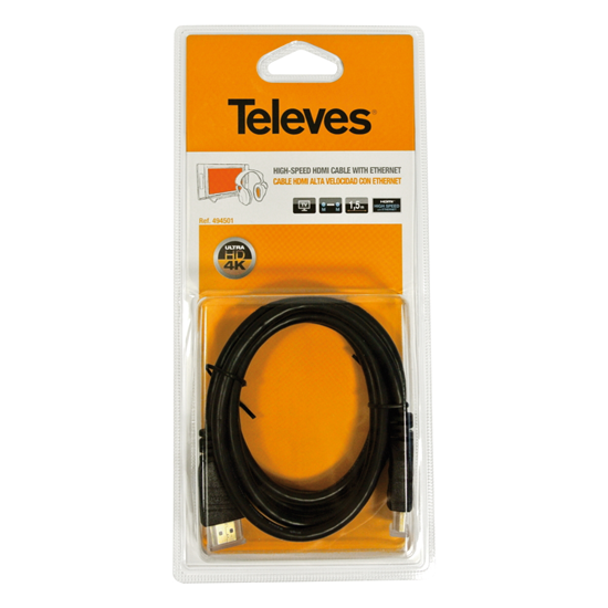 Picture of Cable HDMI-HDMI 1,5m Televes