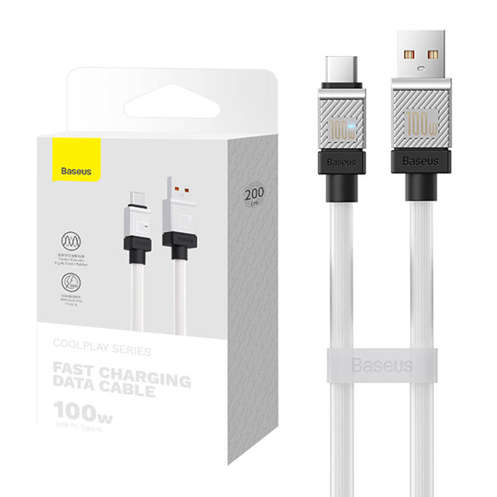 Picture of Kabel USB Baseus USB-A - USB-C 2 m Czarny (CAKW000702)