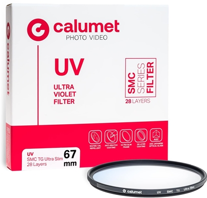 Attēls no Calumet Filtr UV SMC TG 67 mm Ultra Slim 28 Layers
