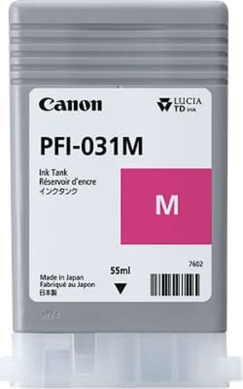 Изображение Canon PFI-031M tintes kārtridžs 1 pcs Oriģināls Fuksīns