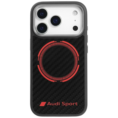 Picture of Case Audi RSQ Carbon Fiber Sport Red Circle MagSaf