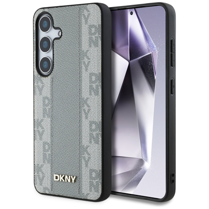 Attēls no Case DKNY Leather Checkered Pattern MagSafe for Sa