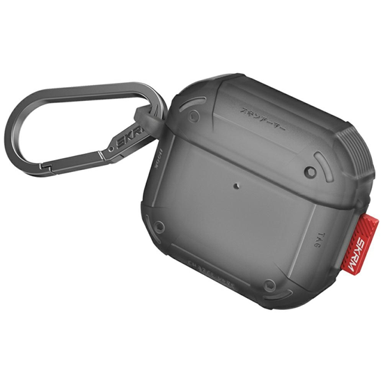 Picture of Case Skinarma Mecha CE for AirPods 4 smoke