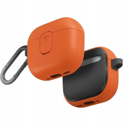 Attēls no Case UNIQ Clyde for AirPods 4 Lock Case orange