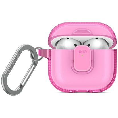 Attēls no Case UNIQ Glase Pro for AirPods 4 Lock    Case pin