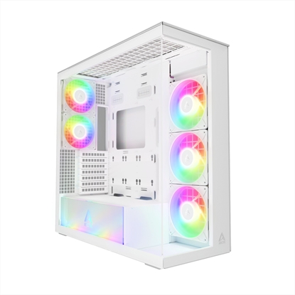 Picture of Case|ARCTIC|Xtender (White)|MidiTower|Case product features Transparent panel|Not included|Colour White|ACPCC00014A